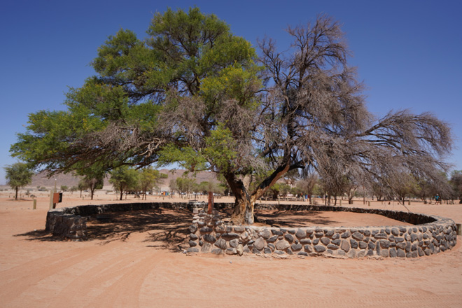 Photograph of Sesriem Camp at Sossusvlei in Namibia