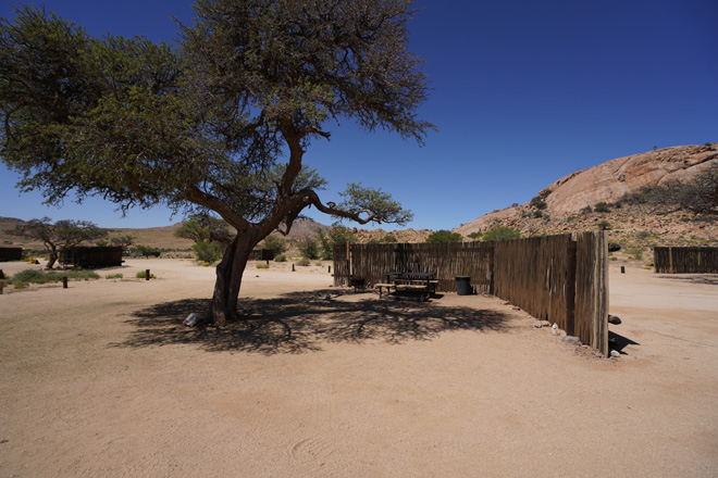 Trail running and hiking routes at Aus Camping Aus Namibia