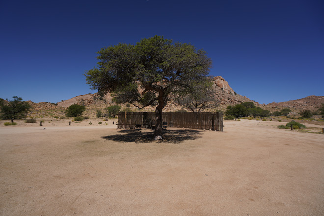 Mountain biking routes at Aus Camping Aus Namibia