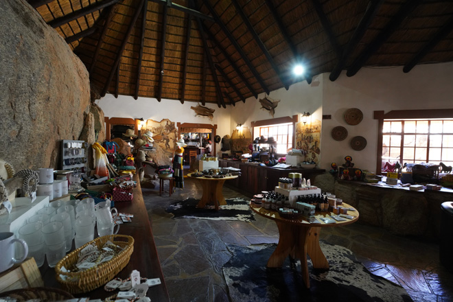 Picture of curio shop at Canyon Village at Fish River Canyon in Namibia