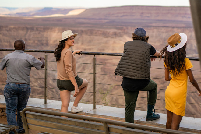 Picture at Fish River Canyon in Namibia