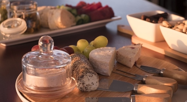 Picture of snack platter at Namashasha River Villa in Caprivi Namibia