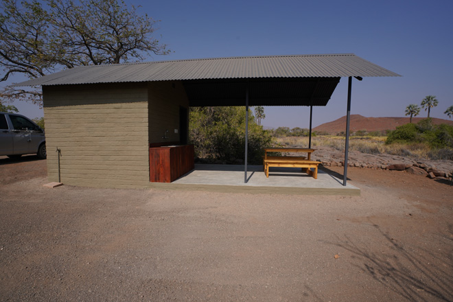 Camping at Palmwag Camping Damaraland Namibia